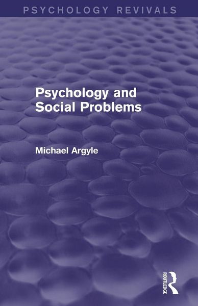 Produktbild: Psychology and Social Problems (Psychology Revivals)