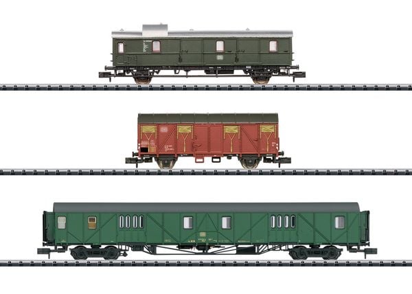 Produktbild: MiniTrix 18296 N Personenwagen-Set 2, N2846 der DB, MHI
