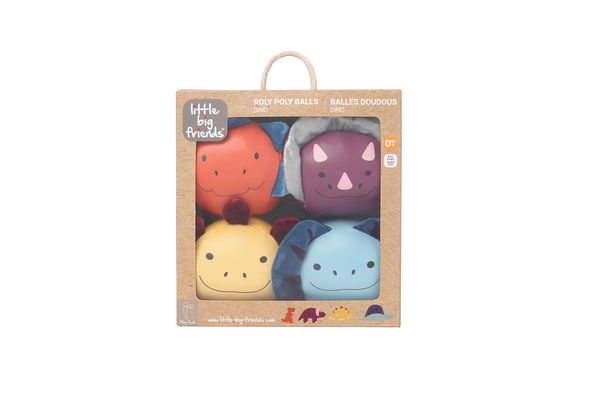 Produktbild: Dooballs - Set aus 4 Kuschelb&auml;llen -Dino Friends