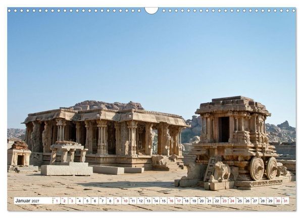 Produktbild: Momente einer Reise - Goa und Karnataka (Wandkalender 2027 DIN A3 quer), CALVENDO Monatskalender