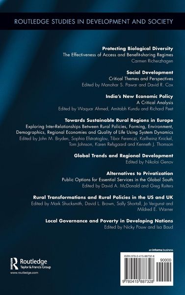 Produktbild: Local Governance and Poverty in Developing Nations