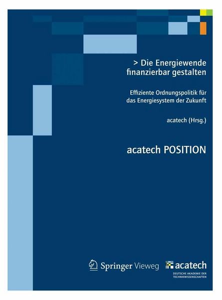 Produktbild: Die Energiewende finanzierbar gestalten