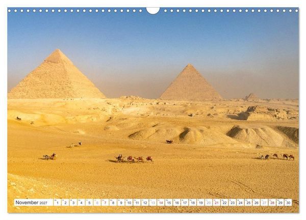 Produktbild: &Auml;gypten - Kairo + Gizeh (Wandkalender 2027 DIN A3 quer), CALVENDO Monatskalender