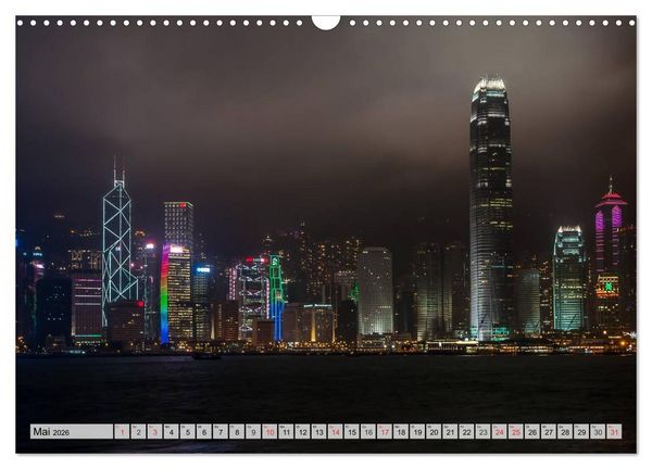 Produktbild: Big City Lights - Metropolen im Lichterglanz (Wandkalender 2026 DIN A3 quer), CALVENDO Monatskalender