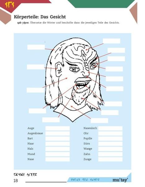 Produktbild: Arbeitsbuch Klingonisch