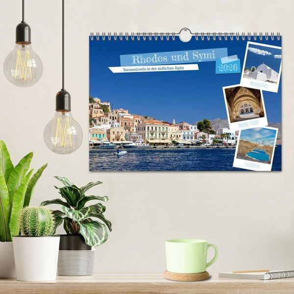 Produktbild: Rhodos und Symi (Wandkalender 2026 DIN A4 quer), CALVENDO Monatskalender