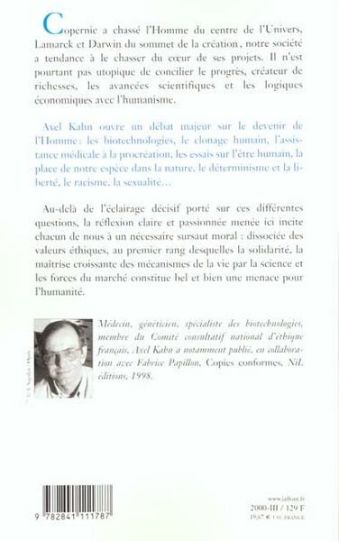 Produktbild: Et l'Homme dans tout &ccedil;a ?