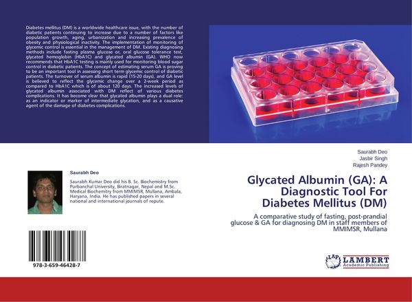 Produktbild: Glycated Albumin (GA): A Diagnostic Tool For Diabetes Mellitus (DM)