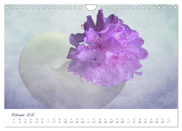 Produktbild: Lila Bl&uuml;ten (Wandkalender 2026 DIN A4 quer), CALVENDO Monatskalender