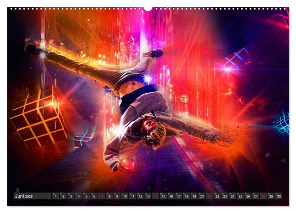 Produktbild: Break Dance (hochwertiger Premium Wandkalender 2026 DIN A2 quer), Kunstdruck in Hochglanz