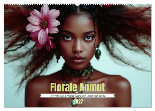 Produktbild: Florale Anmut (Wandkalender 2027 DIN A2 quer), CALVENDO Monatskalender