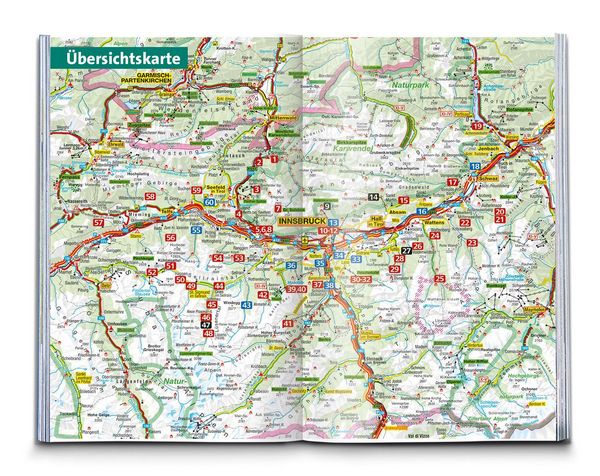 Produktbild: KOMPASS Wanderf&uuml;hrer Innsbruck und Umgebung, Karwendel, Tuxer Alpen, Sellrain und Mieminger Kette, 60 Touren mit Extra-Tourenkarte