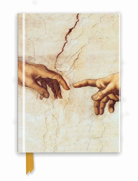 Produktbild: Premium Notizbuch DIN A5: Michelangelo, Die Erschaffung Adams