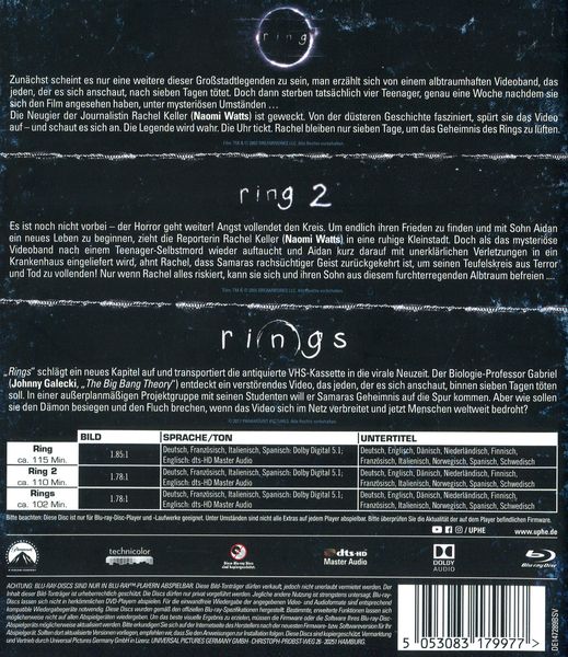 Produktbild: Ring Edition [3 BRs]