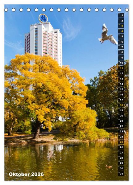 Produktbild: Mein Leipzig (Tischkalender 2026 DIN A5 hoch), CALVENDO Monatskalender