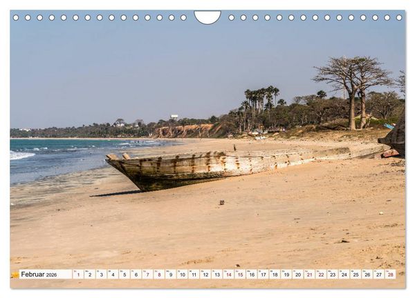Produktbild: Traumstr&auml;nde in Gambia (Wandkalender 2026 DIN A4 quer), CALVENDO Monatskalender