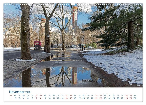 Produktbild: Die New Yorker City (Wandkalender 2026 DIN A2 quer), CALVENDO Monatskalender