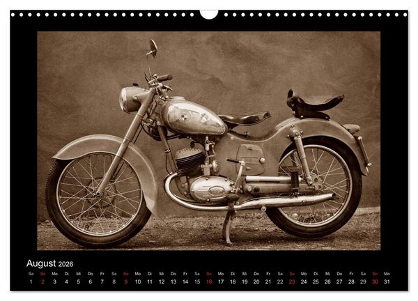 Produktbild: Motorrad Oldtimer aus &Ouml;sterreich (Wandkalender 2026 DIN A3 quer), CALVENDO Monatskalender