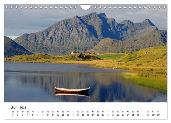 Produktbild: Die Lofoten - Magie des Lichtes (Wandkalender 2026 DIN A4 quer), CALVENDO Monatskalender