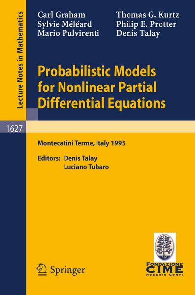 Produktbild: Probabilistic Models for Nonlinear Partial Differential Equations