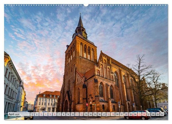 Produktbild: G&uuml;strow Impressionen (hochwertiger Premium Wandkalender 2026 DIN A2 quer), Kunstdruck in Hochglanz