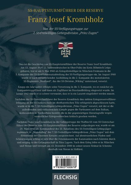 Produktbild: SS-Hauptsturmf&uuml;hrer der Reserve Franz Josef Krombholz