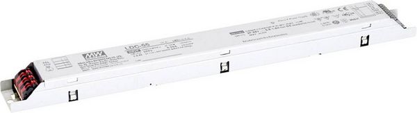 Produktbild: MEAN WELL LDC-55DA LED-Treiber Konstantleistung 55W 980 - 1600mA 27 - 56 V/DC Dali, Montage auf entflammbaren Oberfl&auml;chen