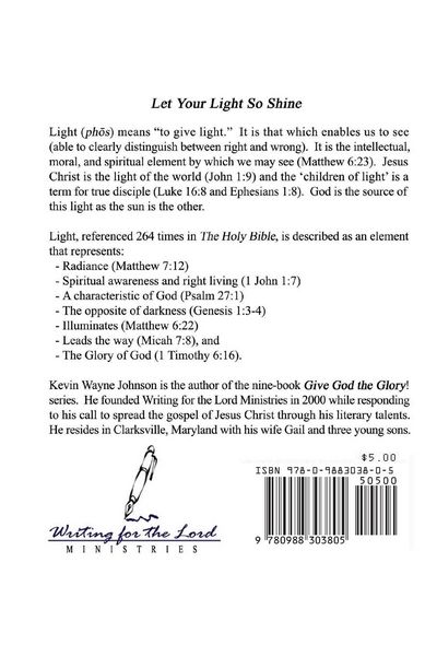 Produktbild: Give God the Glory! Series - Let Your Light So Shine
