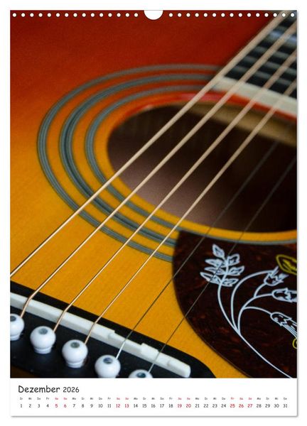 Produktbild: Gitarren Show-Up (Wandkalender 2026 DIN A3 hoch), CALVENDO Monatskalender