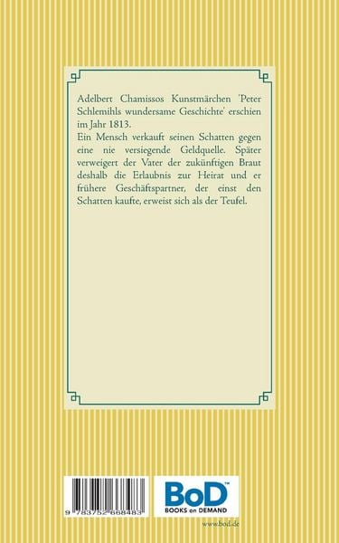 Produktbild: Peter Schlemihls wundersame Geschichte