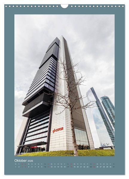 Produktbild: High-Tech-Architektur (Wandkalender 2026 DIN A3 hoch), CALVENDO Monatskalender