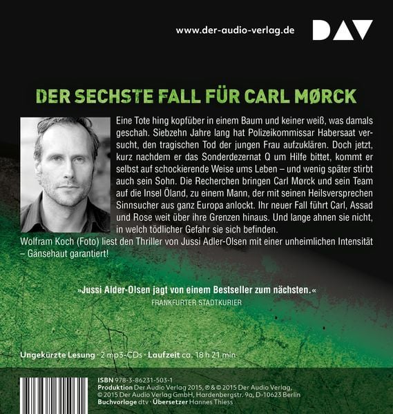 Verheißung / Carl Mørck  Sonderdezernat Q Bd. 6