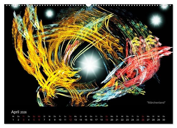 Produktbild: Lichtgedanken (Wandkalender 2026 DIN A2 quer), CALVENDO Monatskalender