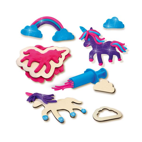 Produktbild: Knete - Einhorn Neonglitzer
