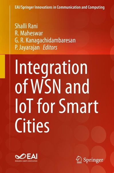 Produktbild: Integration of WSN and IoT for Smart Cities
