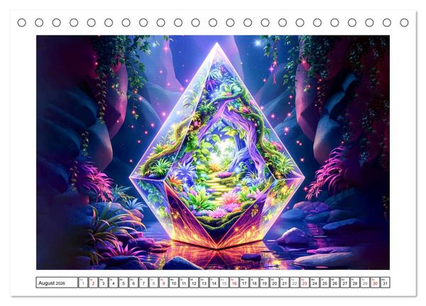 Produktbild: Geschichten im Glas (Tischkalender 2026 DIN A5 quer), CALVENDO Monatskalender