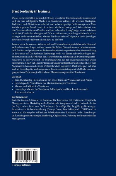 Produktbild: Brand Leadership im Tourismus