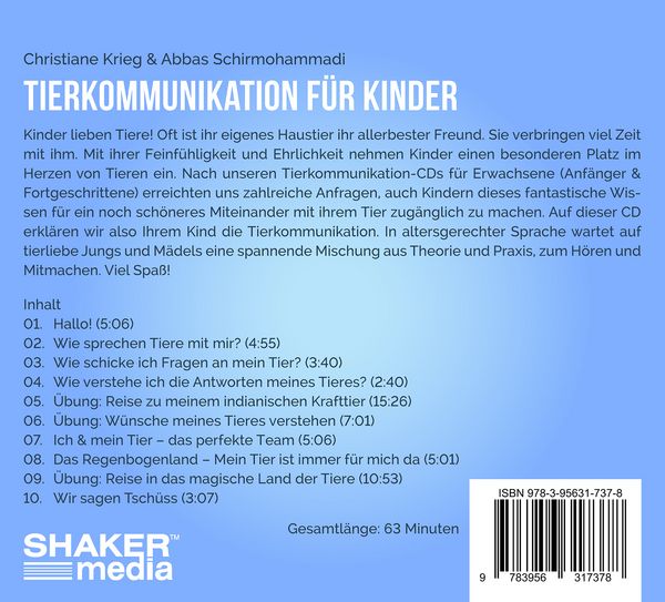 Produktbild: Tierkommunikation f&uuml;r Kinder
