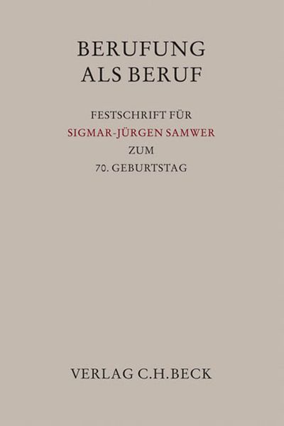 Produktbild: Berufung als Beruf