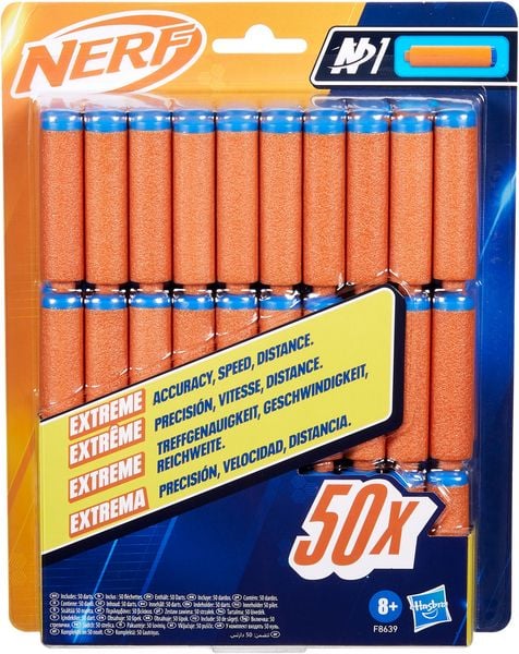 Produktbild: Hasbro F8639EU4 - Nerf N Series N1 Darts 50x, High-Perfomance Dart-Blastern