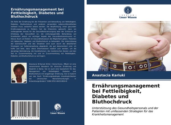 Produktbild: Ern&auml;hrungsmanagement bei Fettleibigkeit, Diabetes und Bluthochdruck