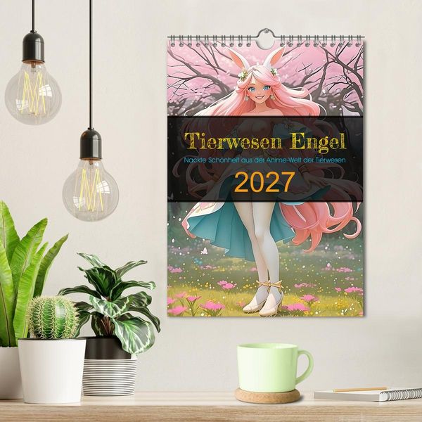 Produktbild: Tierwesen Engel (Wandkalender 2027 DIN A4 hoch), CALVENDO Monatskalender