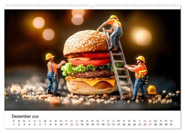Produktbild: Winzige Welten - die kleinen Helfer des Jahres (Wandkalender 2026 DIN A2 quer), CALVENDO Monatskalender