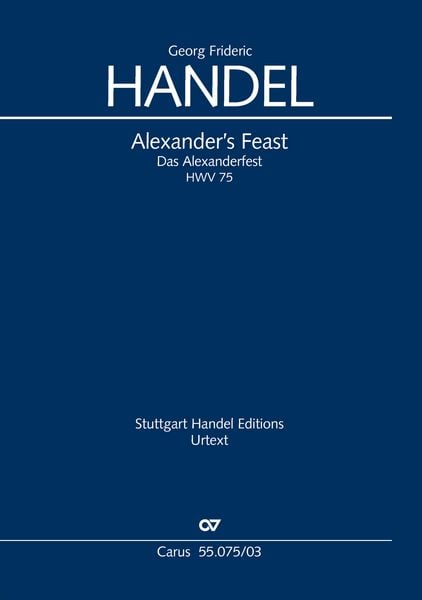 Produktbild: Alexander's Feast (Klavierauszug)