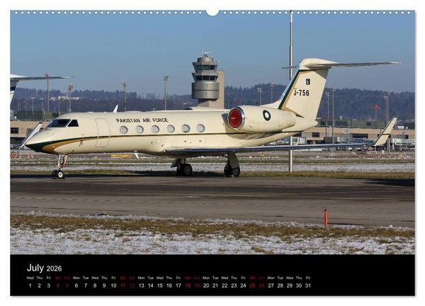 Produktbild: Bizjets (High Quality Premium Wall Calendar 2026 DIN A2 landscape),CALVENDO 12 Month Wall Calendar