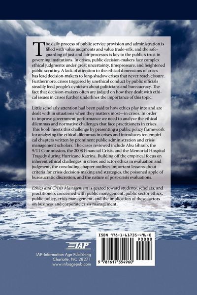 Produktbild: Ethics and Crisis Management