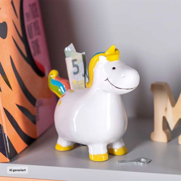 Produktbild: Leonardo Spardose 14 cm Einhorn BAMBINI Spardose 14 cm Einhorn BAMBINI