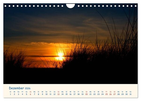 Produktbild: Urlaub auf Borkum (Wandkalender 2026 DIN A4 quer), CALVENDO Monatskalender