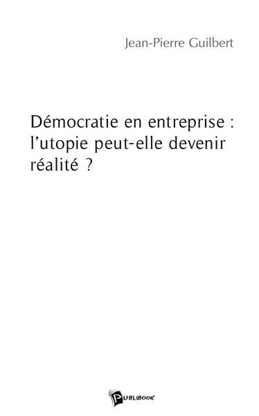 Produktbild: D&eacute;mocratie en entreprise