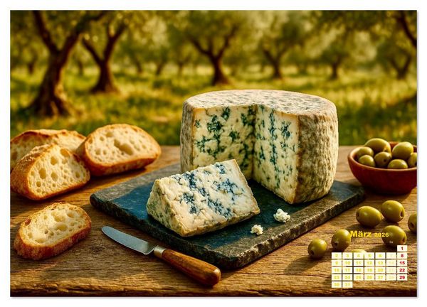 Produktbild: K&auml;se aus aller Welt (Wandkalender 2026 DIN A4 quer), CALVENDO Monatskalender